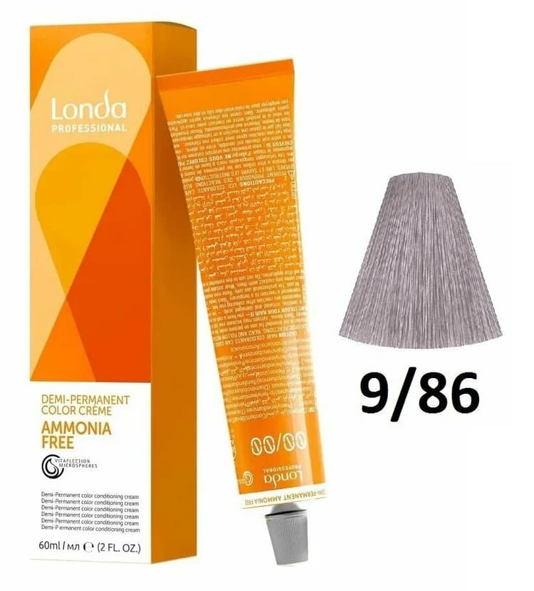 LondaТон Ammonia-Free 9/86 призматический стальной серый 