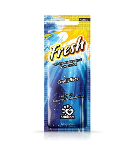 SolBianca Крем “Fresh” с экстрактом ромашки, маслом кокоса, бронзаторами и охлаждающим эффектом 15 м