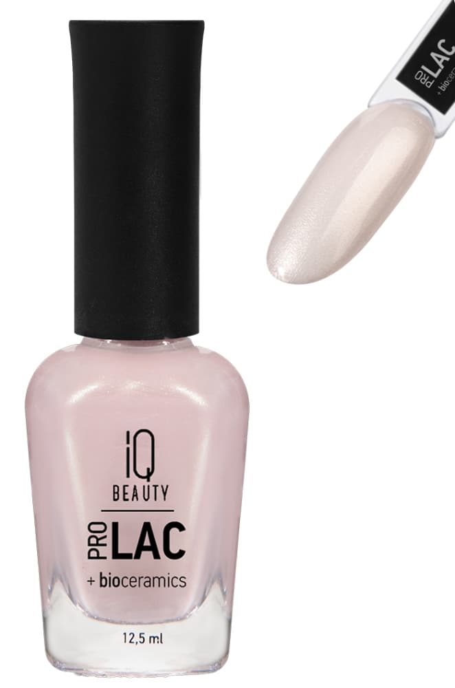 IQ BEAUTY PROLAC Лак для ногтей укрепляющий с биокерамикой 12.5 мл № 051 I’m so glam