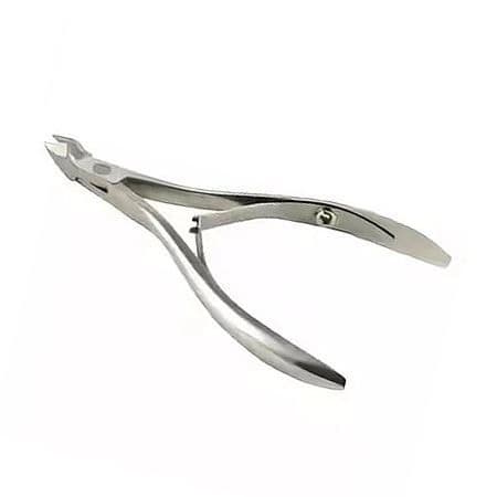 Ellis Кусачки для кутикулы глянцевые/хром кромка 5,7мм, длина 9.4см (двойная пружина) 