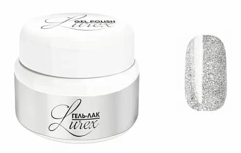 RuNail Гель-лак Lurex (цвет: серебро), 5 г 