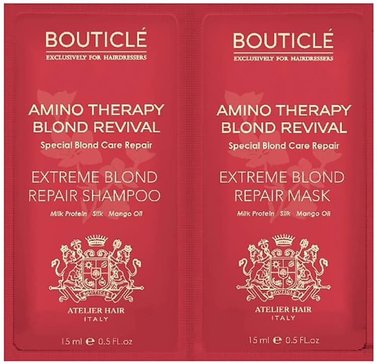 Bouticle Пробник шампунь Extreme Blond Repair Shampoo/всстанавливающая маска 15+15мл