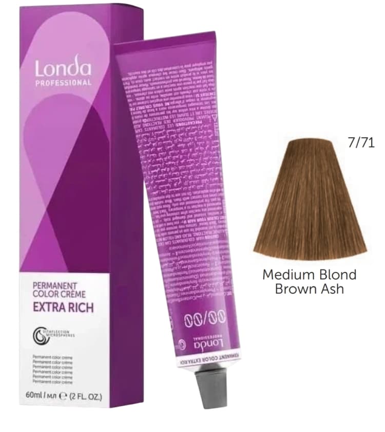 LONDACOLOR 7/71 блонд коричнево-пепельный
