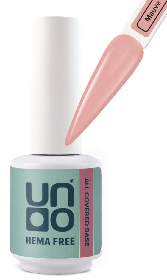 UNO HEMA FREE Гель-лак базовый All Covered Base Gel, 10 г Muave