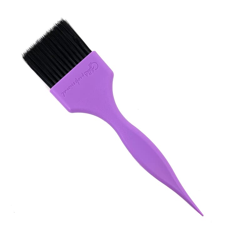 Gera Professional Кисть "Идеал", черная щетина, цвет фиолетовый