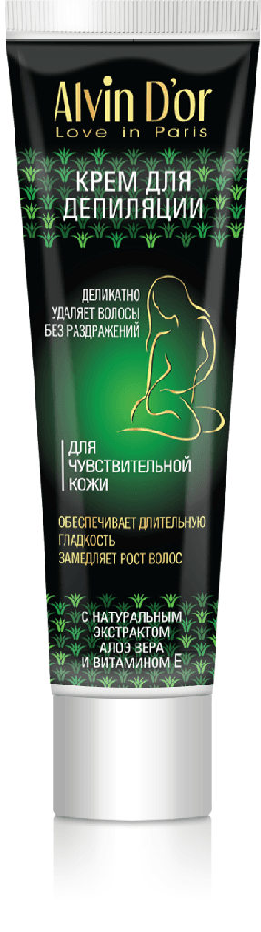 Alvin D'or Крем для депиляции для чувствительной кожи, 150 мл 