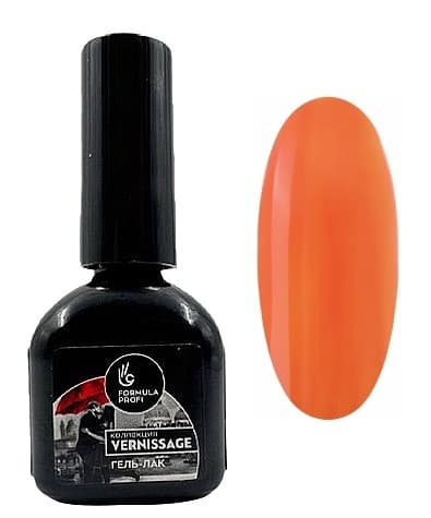 Formula Profi Гель-лак "Vernissage" №6, 10мл	оранжевый 