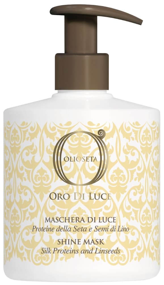 BAREX OLIOSETA Oro DI Luce / Маска-блеск с протеинами шелка и семенем льна 500мл