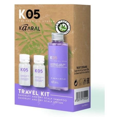 KAARAL K05 Travel Kit Набор от перхоти для жирной кожи головы (шампунь 100мл +лосьон для волос 2*10мл)