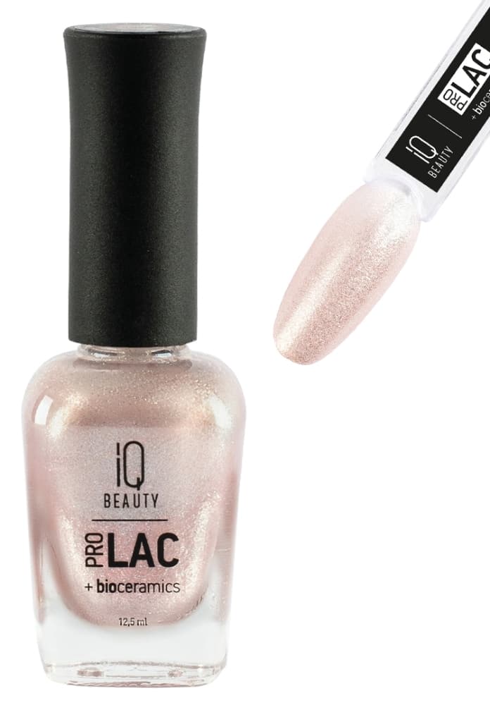 IQ BEAUTY PROLAC Лак для ногтей укрепляющий с биокерамикой 12.5 мл №108 Innocent