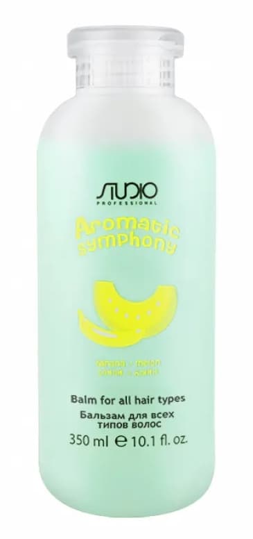 Kapous Studio Бальзам для всех типов волос «Банан и дыня» серии "Aromatic Symphony" 350 мл