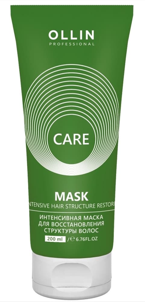 OLLIN CARE Интенсивная маска для восстановления структуры волос 200мл