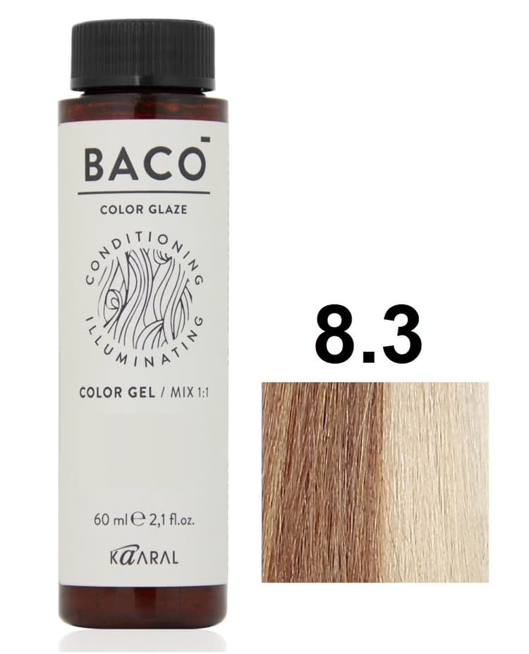 KAARAL Baco Color Glaze 8.3 светлый блондин золотистый 60 мл