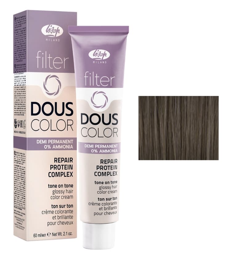 Lisap Filter Douscolor 5/07 светло-каштановый тропический 60 мл
