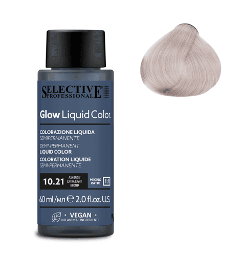 SELECTIVE Glow Liquid Color 10.21 Экстра светлый блондин ирисово пепельный 60мл