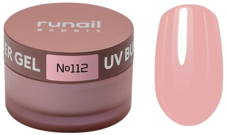 RuNail Expert Гель моделирующий UV BUILDER GEL №112, 15г банка