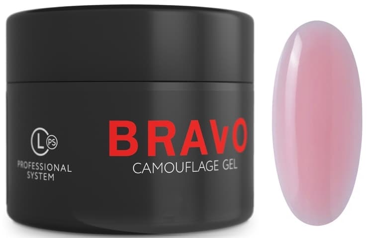 Bravo Моделирующий Classic Camouflage Gel 30 мл цв. розовый 