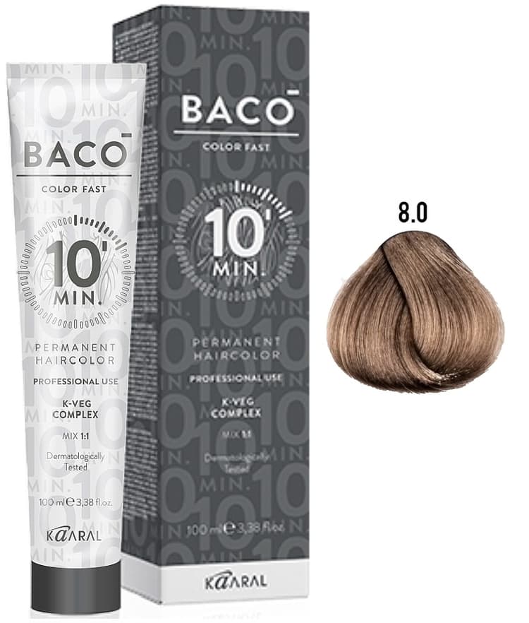 KAARAL Baco Color Fast 8.0 светлый блондин 100 мл