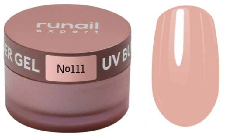 RuNail Expert Гель моделирующий UV BUILDER GEL №111, 50г банка