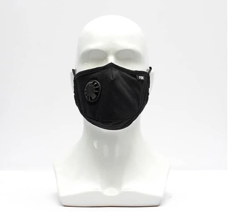 FSK Защитная маска Pro Lite (в комплекте два сменных фильтра), черная