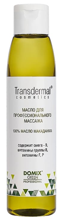 DOMIX 100% Масло макадамии без отдушек для профессионального массажа 136 мл
