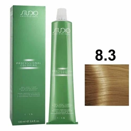 KAPOUS Studio S 8.03 теплый светлый блонд 100 мл