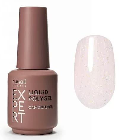 RuNail Expert Жидкий полигель с шиммером №234, 18 мл. 