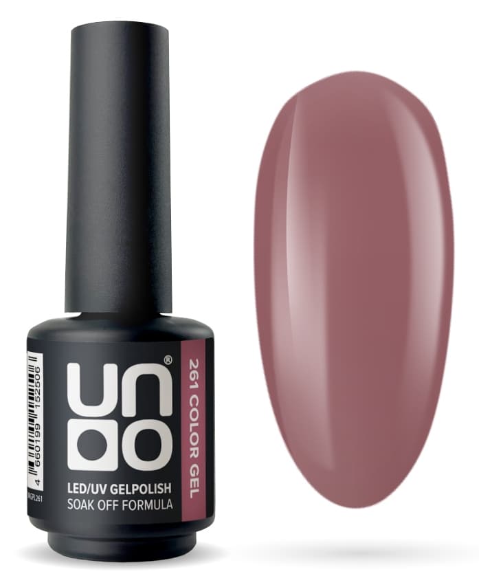 Гель-лак "Uno" - 261 Молочный шоколад - Milk Chocolate, 8 г.