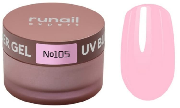RuNail Expert Гель моделирующий UV BUILDER GEL №105, 15г банка