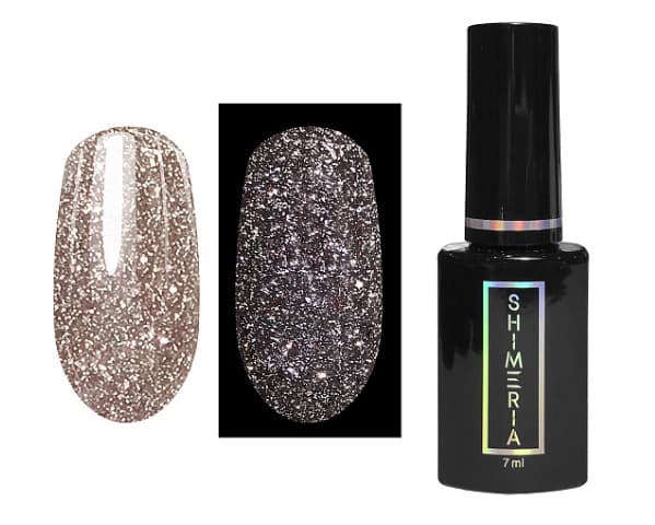 RuNail Гель-лак светоотражающий Shimeria Potal, 7 мл №7651