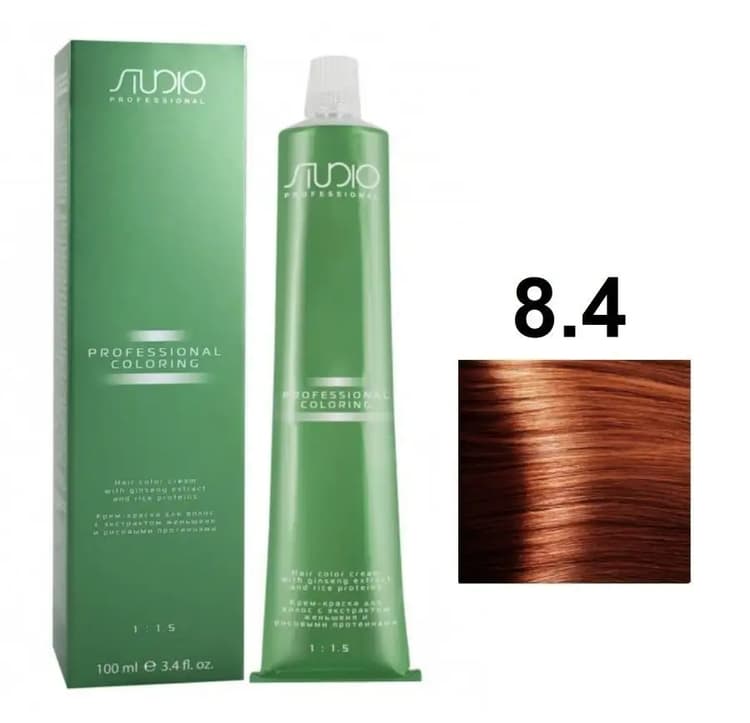 KAPOUS Studio S 8.4 светлый медный блонд 100 мл