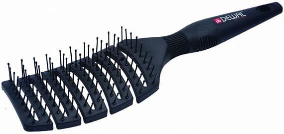 Dewal Щетка туннельная New Flexi антистатик, нейлон.штифты, 9 рядов