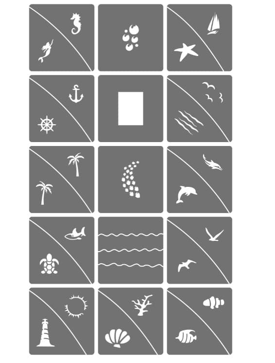 IZI AIR Трафарет №12 Лето