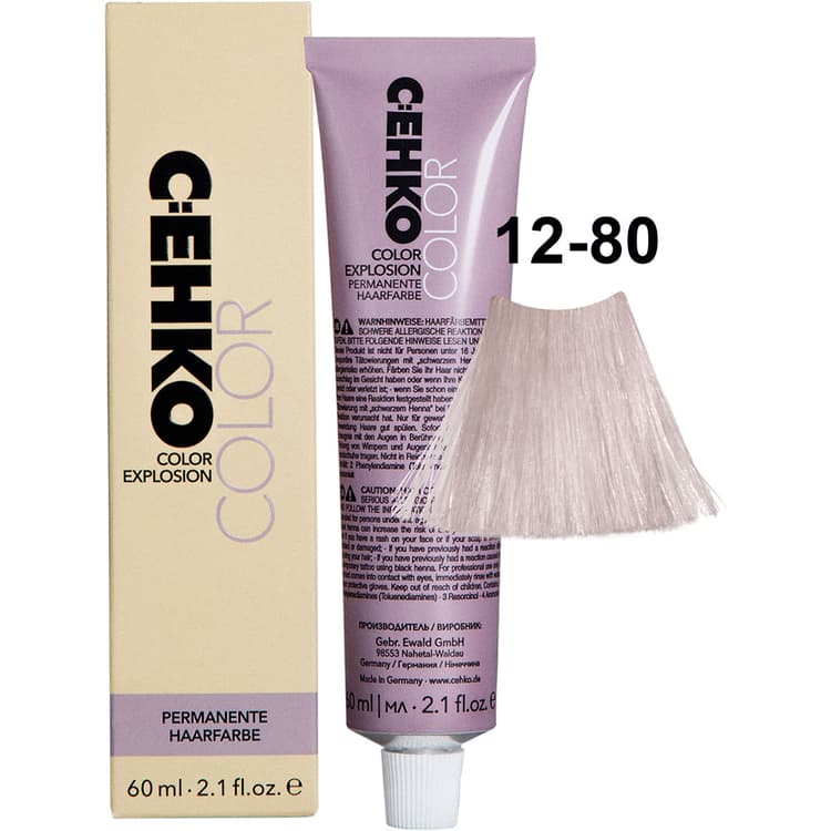 C:EHKO Color Explosion 12/80 Платиново-фиолет. блондин/Platinblond violett 60 мл