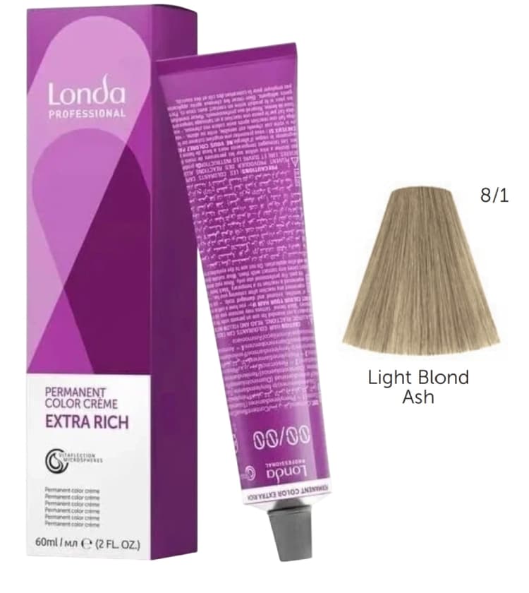 LONDACOLOR 8/1 светлый блонд пепельный