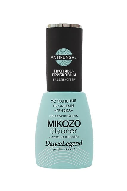 Dance Legend Лак прозрачный для ногтей против грибковых поражений Mikozo Cleaner 15мл 