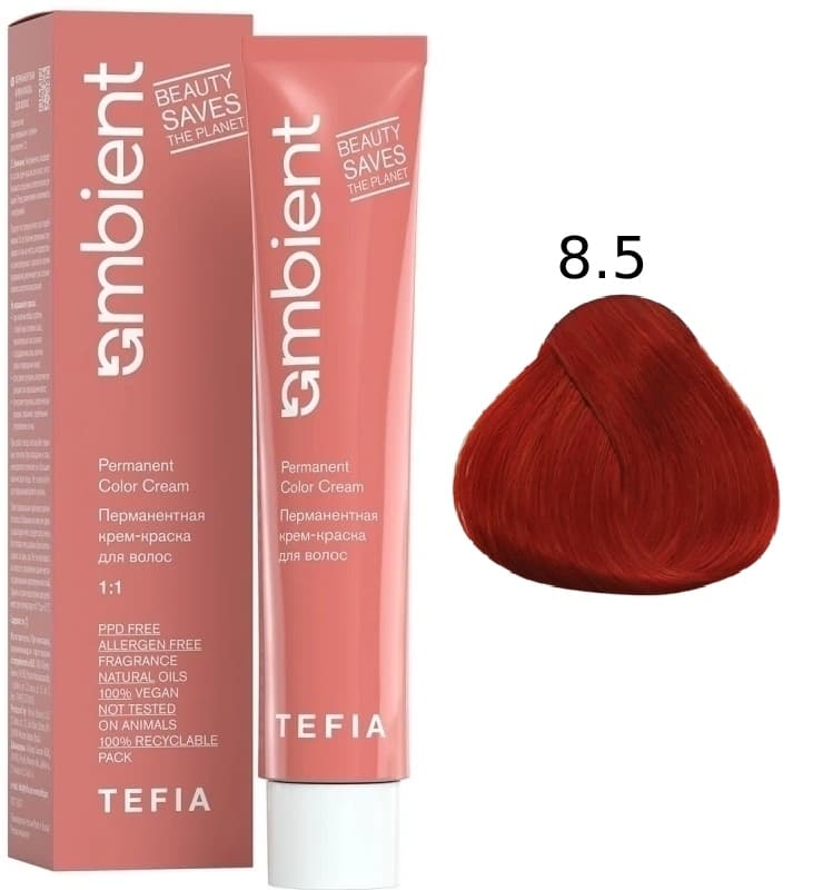 TEFIA AMBIENT 8.5 Светлый блондин красный 60 мл