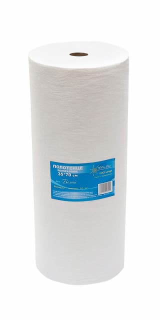Полотенца спанлейс Белый  35*70 (рулон-100шт)