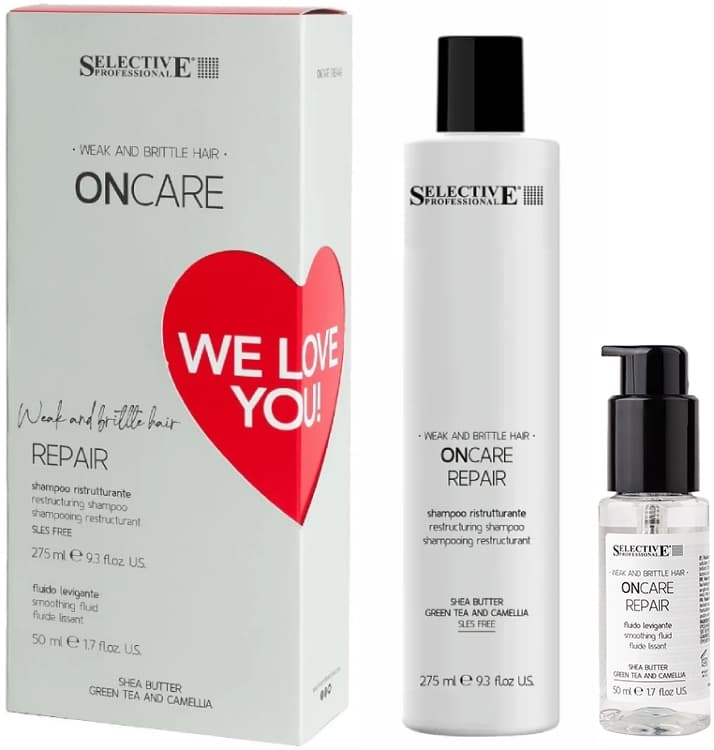 SELECTIVE ONCARE REPAIR Набор We Love You (шампунь, 275 мл+Флюид 50 мл) 