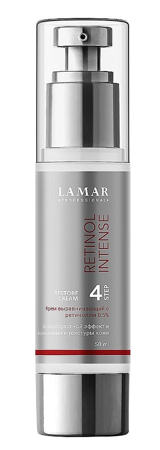 LAMAR Крем выравнивающий с ретинолом 0,5% RESTORE CREAM, 50 мл