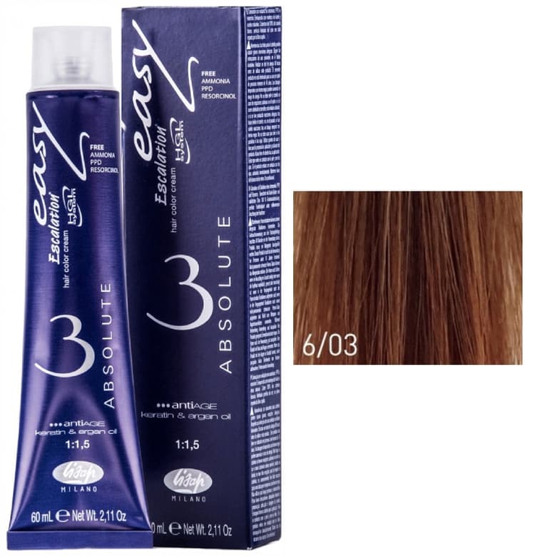 Lisap Absolute 6/03 темный блондин золотистый 60 мл
