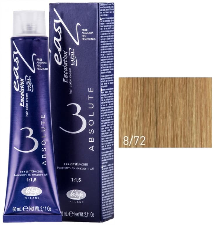 Lisap Absolute 8/72 холодный светло-бежевый блондин 60 мл