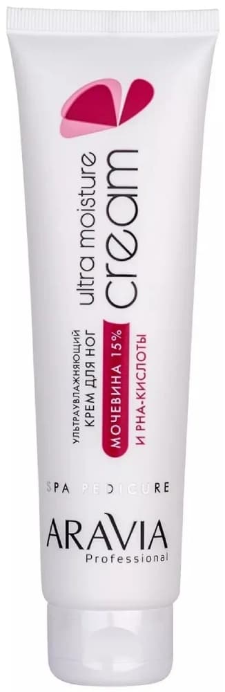 Aravia Крем для ног ультраувлажняющий с мочевиной (15%) и PHA-кислотами Ultra Moisture Cream, 100 мл