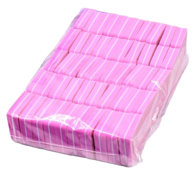 Баф Мини розовый 120/180 Т&Н (50шт/уп) 39х33х12 мм 