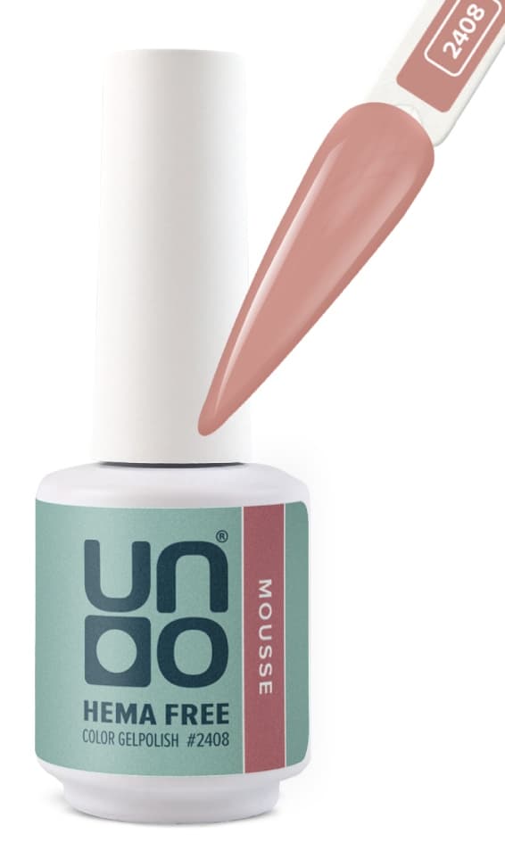 UNO HEMA FREE Гель-лак 2408 Мусс - Mousse, 10 г