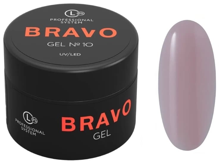 Bravo Моделирующий камуфлирующий гель Camouflage Gel пыльная роза 30 мл