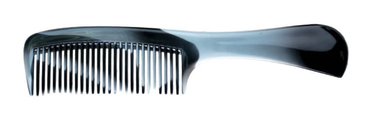 Titania Расческа Гребень С Ручкой 205 Мм Серо-Черная