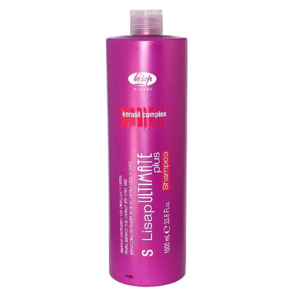 Lisap Ultimate Шампунь с разглаживающим действием для гладких и вьющихся волос -Plus Taming Shampoo For Straight and Curly Hair 1000 мл