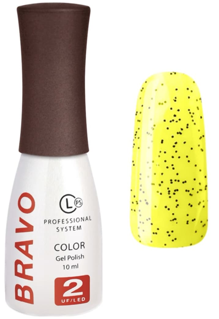 Bravo Гель-лак "Тропики" Neon Крапинка №289 10мл. 