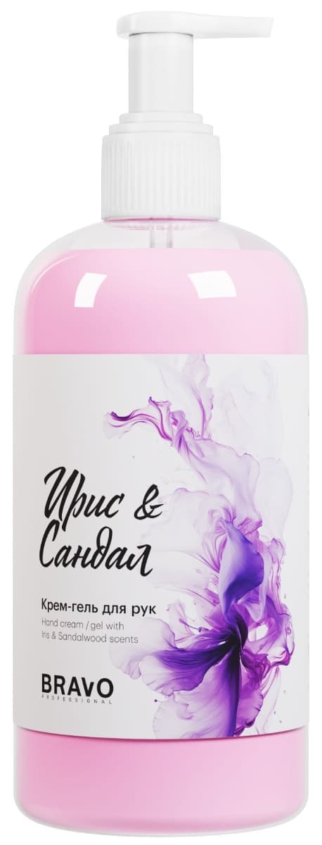 Bravo Крем-гель для рук «Ирис и Сандал», 250 мл